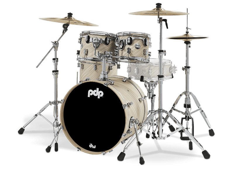 PDP PDCM20FNTI Concept Maple 4-Piece Fusion Shell Pack Finish Ply (Twisted Ivory)