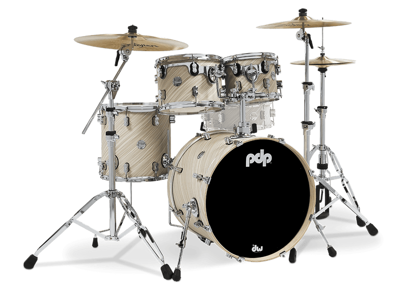 PDP PDCM20FNTI Concept Maple 4-Piece Fusion Shell Pack Finish Ply (Twisted Ivory)