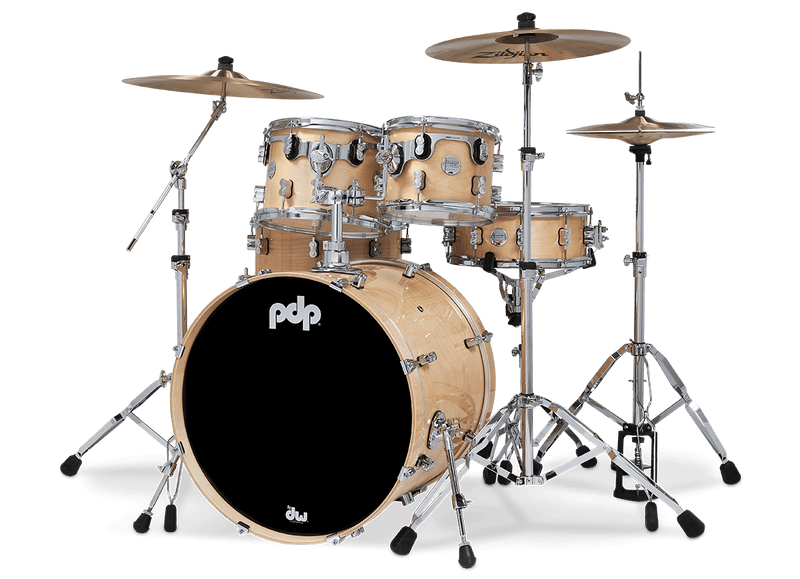 PDP PDCM2215NA Concept Maple 5-Piece Shell Pack Lacquer Finish (Natural Lacquer)