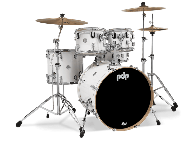 PDP PDCM2215PW Concept Maple 5-Piece Shell Pack Lacquer Finish (Pearlescent White)