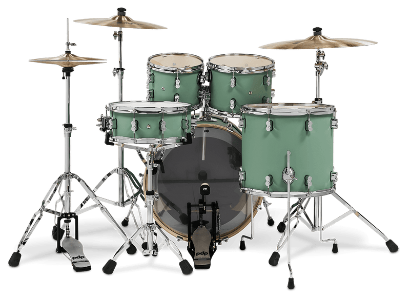 PDP PDCM2215SF Concept Maple 5-Piece Shell Pack Finish Ply (Satin Seafoam)