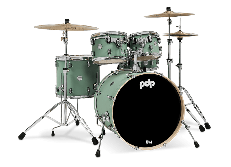 PDP PDCM2215SF Concept Maple 5-Piece Shell Pack Finish Ply (Satin Seafoam)