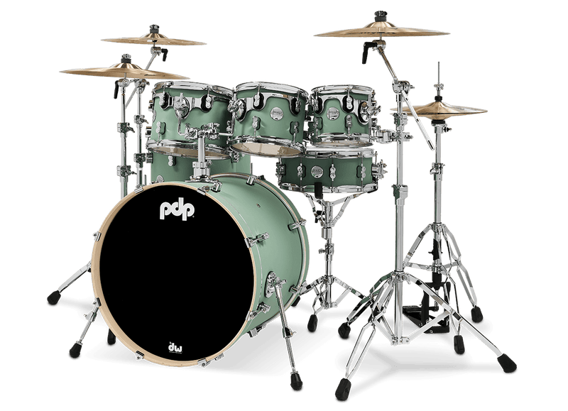 PDP PDCM2217SF Concept Maple 7-Piece Shell Pack Finish Ply (Satin Seafoam)