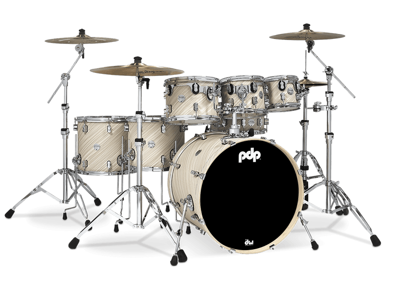PDP PDCM2217TI Concept Maple 7-Piece Shell Pack Finish Ply (Twisted Ivory)