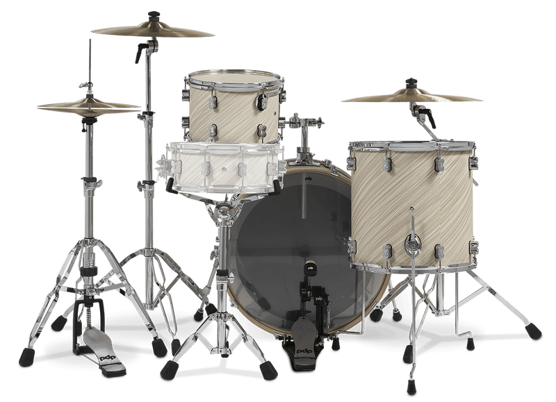 PDP PDCM24RKTI Concept Maple 3-Piece Rock Shell Pack Finish Ply (Twisted Ivory)