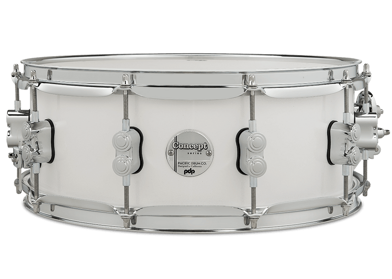 PDP PDCM5514SSPW Concept Maple Lacquer 5,5" x 14" Caisse claire - Blanc nacré