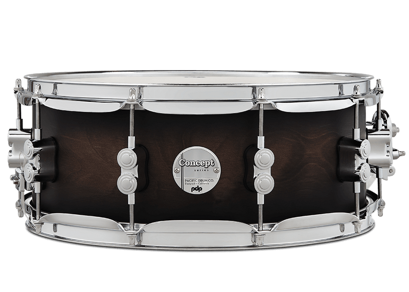 PDP PDCM5514SSSCB Concept Maple Lacquer 5,5" x 14" Caisse claire - Satin Charcoal Burst