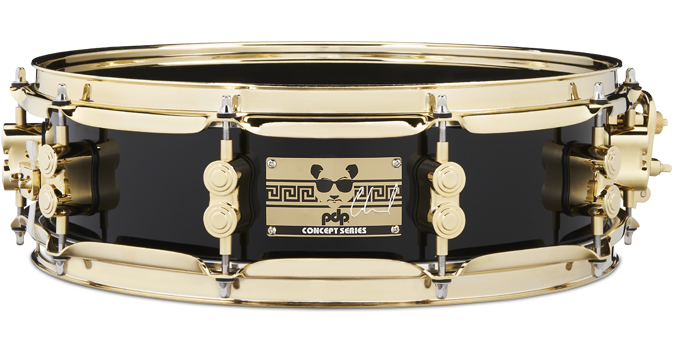 PDP PDSN0414SSEH Eric Hernandez Signature Snare Drum (Black) - 4" x 14"