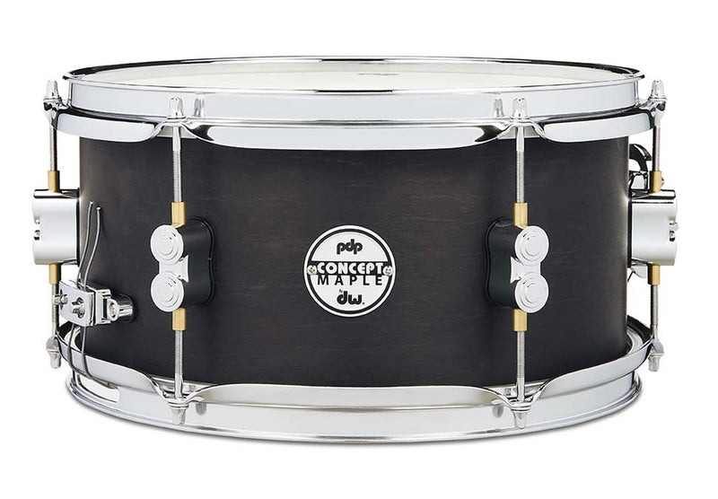 PDP PDSN0612BWCR Concept Snare Drum (Black Wax) - 6" x 12"