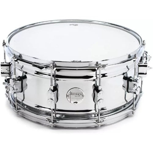 PDP PDSN6514SSCSC Concept Metal Snare Drum (Chrome) - 6.5" x 14"