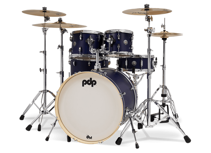 PDP PDST2215BL Spectrum Series 5-Piece Shell Pack with 22" Bass Drum - Ultra Violet Stain