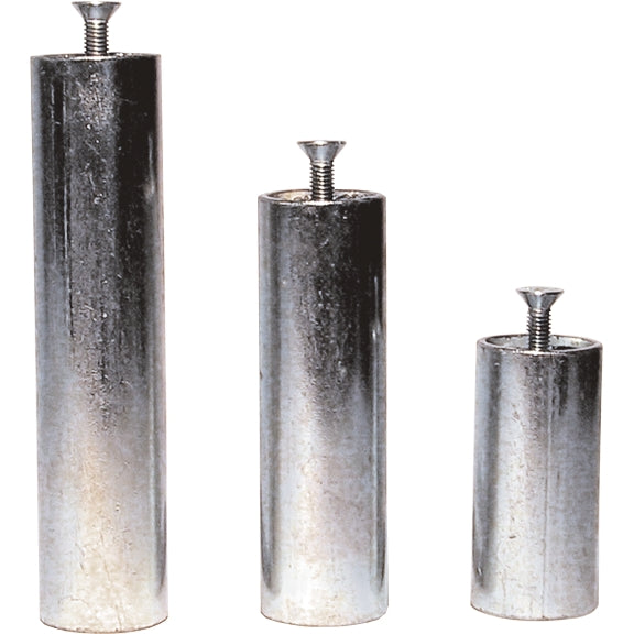 PD Pipe & Drape Base Plate Pegs & Screws - 2" x 8"