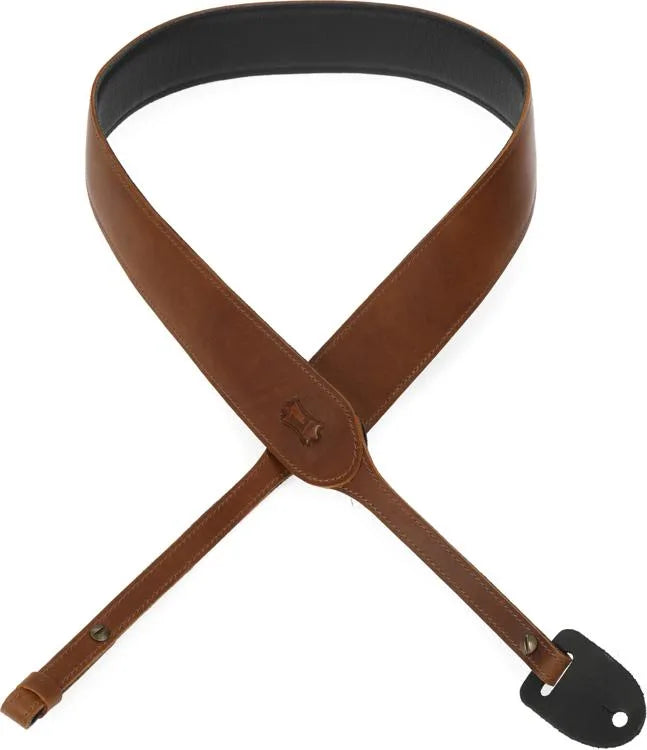 Levy's PMB32GF Butter Leather Banjo Strap - 2" (Brown)