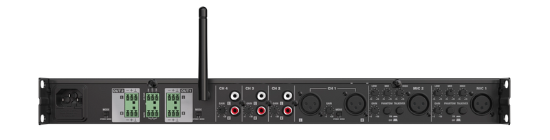Audac PRE126 Two Zone 6 Channel Stereo Preamplifier