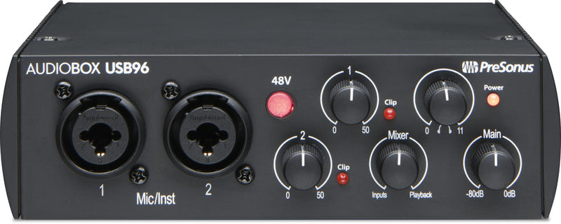 Interface d'enregistrement audio PreSonus AUDIOBOX96-25