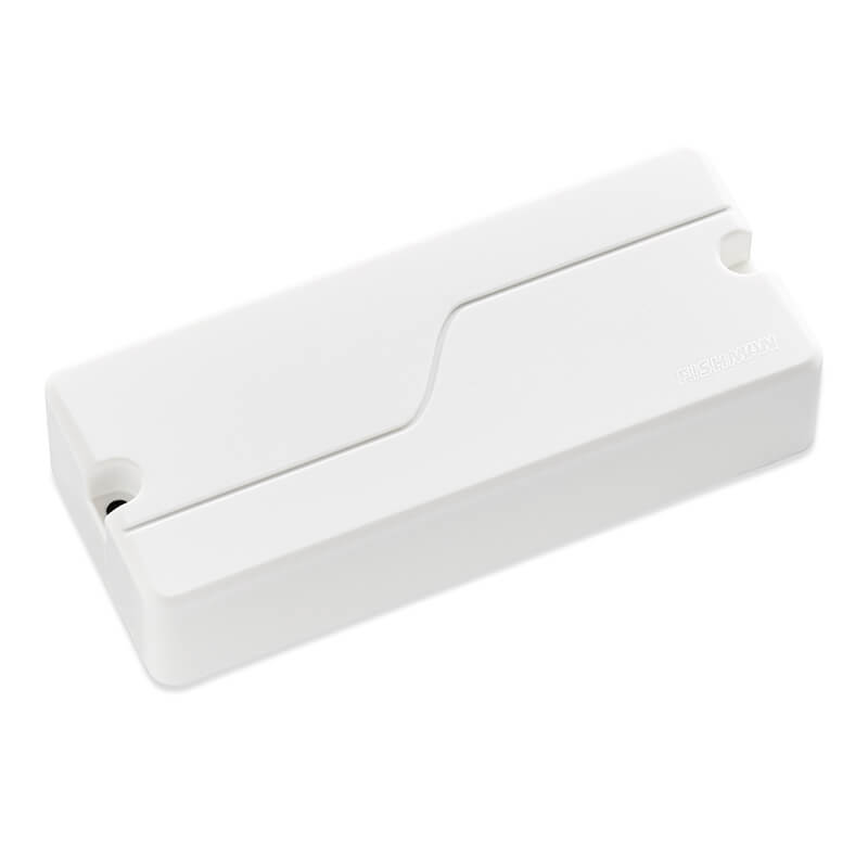 Fishman Fluence 4-String Bass Soapbar Single Pickup - White Plastic