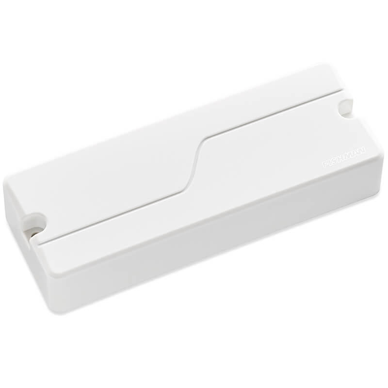 Fishman Fluence 5-String Bass Soapbar Single Pickup - White Plastic