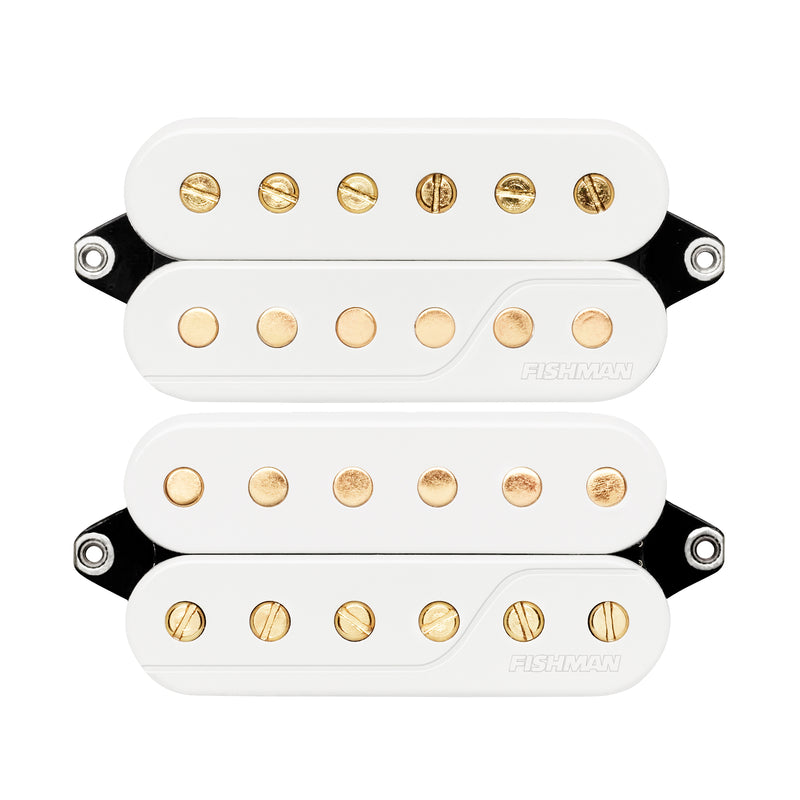 Fishman PRF-CC6-LW2 Fluence Custom Series Scott LePage Pickup Set (White)