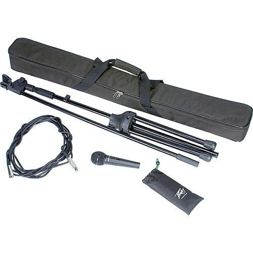 Peavey PV-MSP1 Microphone Package W/ Stand, Cable, Bag - Red One Music