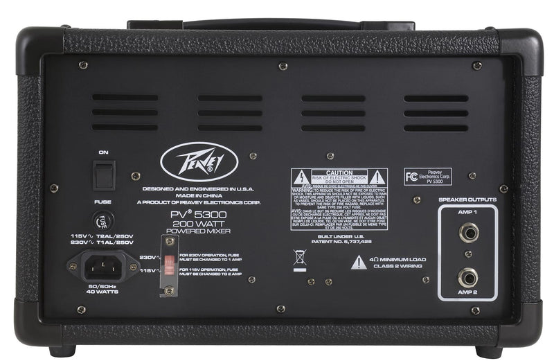 Peavey PV 5300 4-channel 200w Powered Mixer - Red One Music