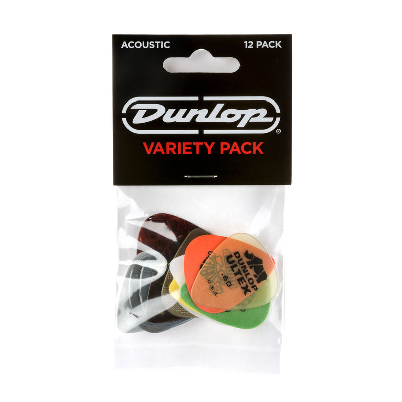 Dunlop PVP112 Lot de 12 médiators pour guitare acoustique