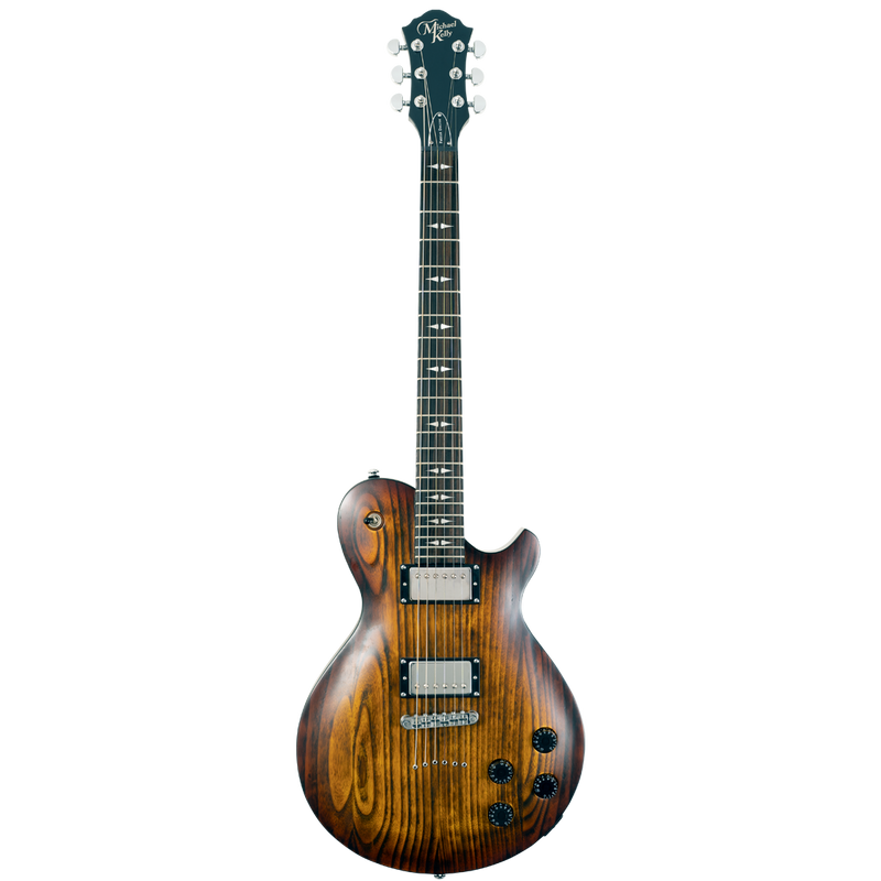 Michael Kelly MKPDOTSERA Patriot Décret Guitare électrique en ébène - Open Pore Tobacco Burst