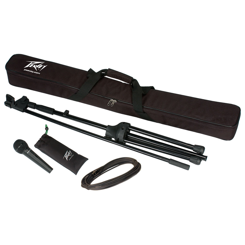 Peavey PV® MSP2 XLR Microphone Package W/ Stand, Cable, Bag