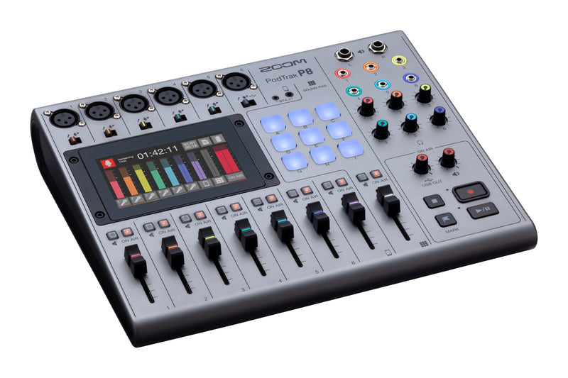 Enregistreur de podcast Zoom PODTRAK P8 