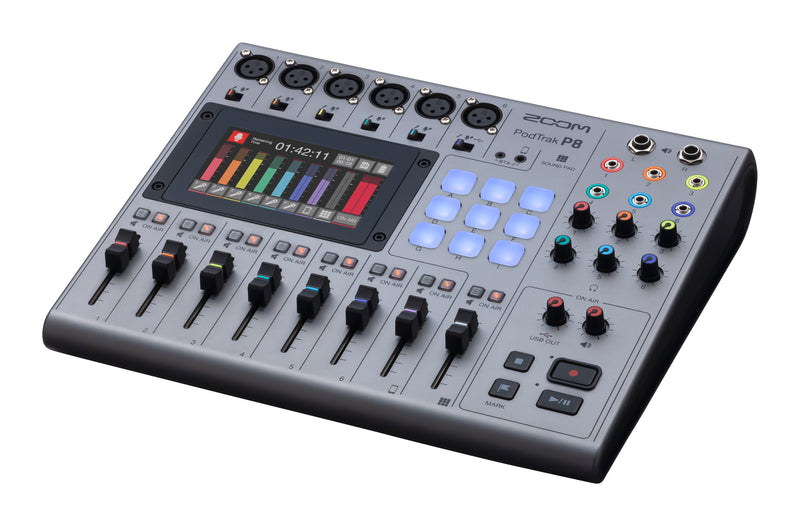 Enregistreur de podcast Zoom PODTRAK P8 