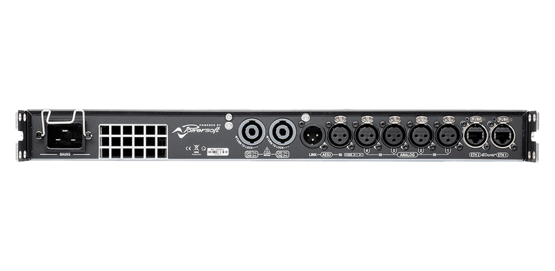 Plate-forme d'amplificateur haute performance PowerSoft T604A avec DSP