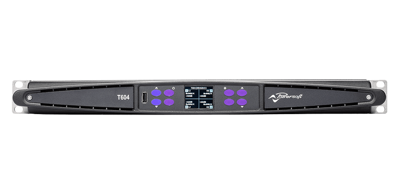 Plate-forme d'amplificateur haute performance PowerSoft T604A avec DSP