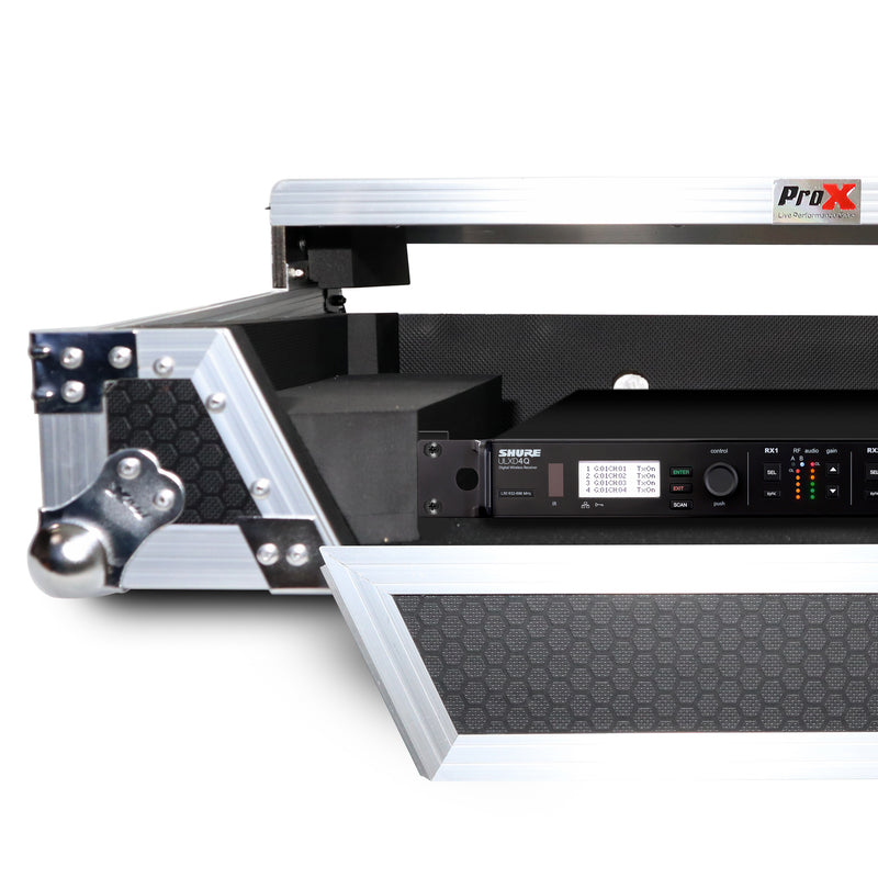 ProX XS-DDJ800WLTBL Flight Case For Pioneer DDJ-800 Digital Controller (Black on Black)