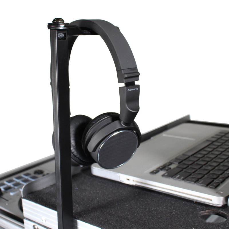 ProX X-HH815 Headphone Pole Stand For Cases 12" Shaft w/Rotating Hook