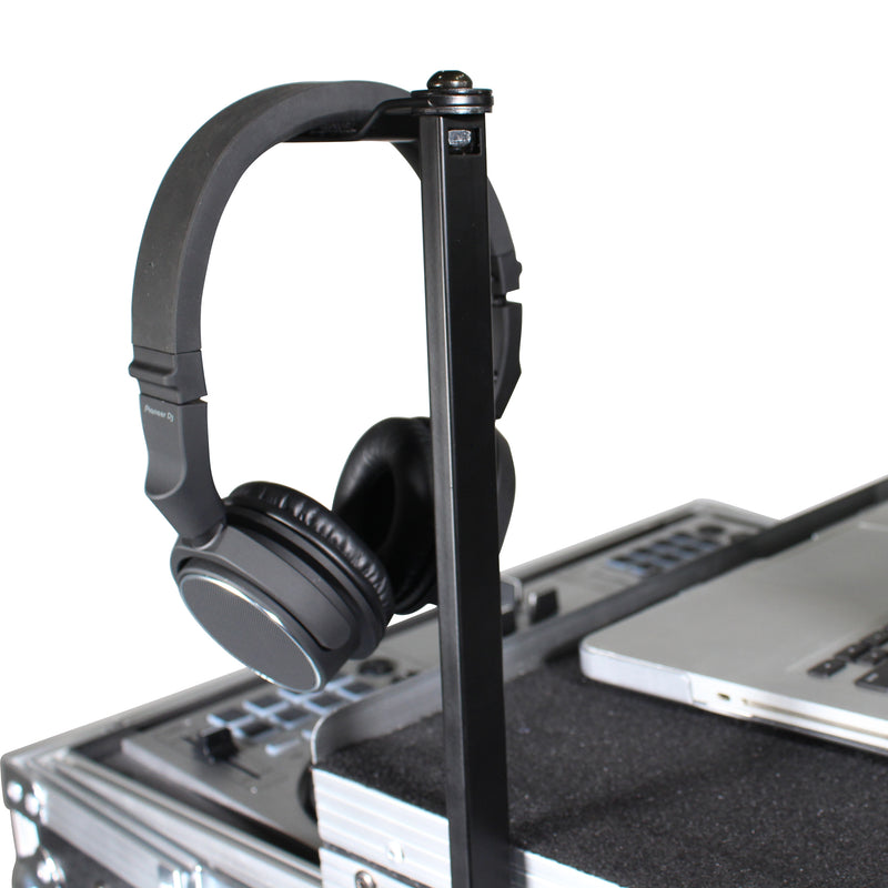 ProX X-HH815 Headphone Pole Stand For Cases 12" Shaft w/Rotating Hook