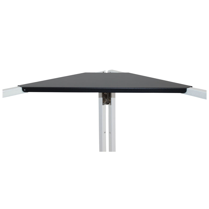 ProX XF-CSBX2 Universal Set of Aluminum Corner Shelves for DJ Facades (Black)
