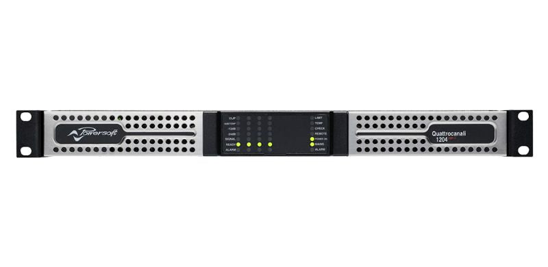 Powersoft Q1204-DSP-PLUS Quattrocanali 1200W 4-channel Flexible Amplifier with DSP and AES67