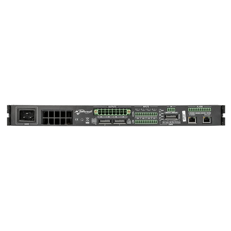 Powersoft QUATTROCANALI 8804 DSP+D 9600W 4-channel Flexible Amplifier w/ DSP and Dante™