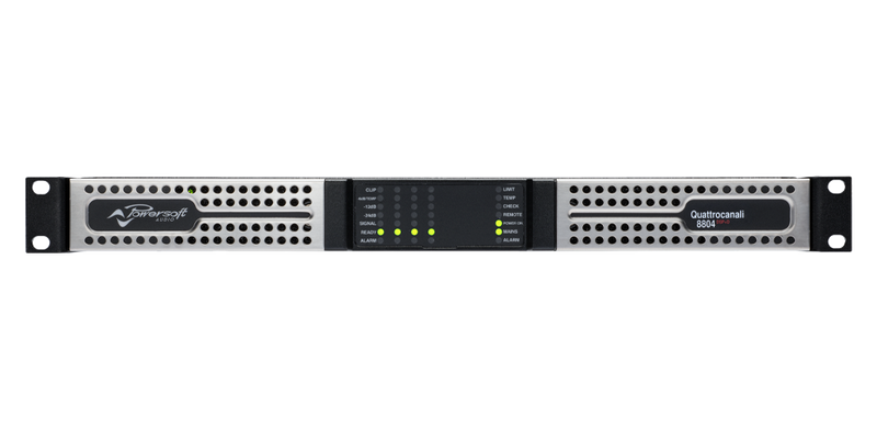 Powersoft Q8804-DSP 2400W 4-channel Flexible Amplifier With DSP Only