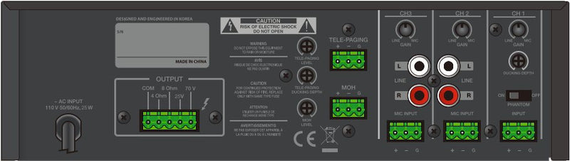 Quest M65BT Compact Mixer Amplifier