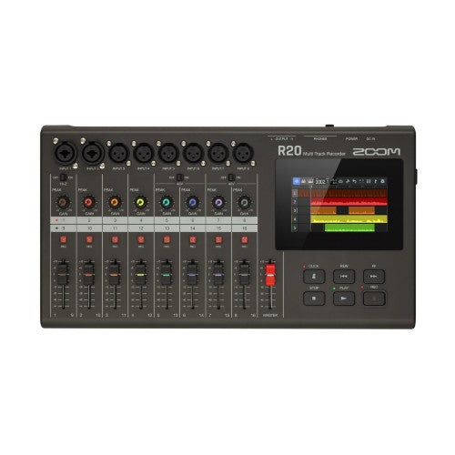 Zoom R20 Enregistreur 16 pistes avec interface à écran tactile