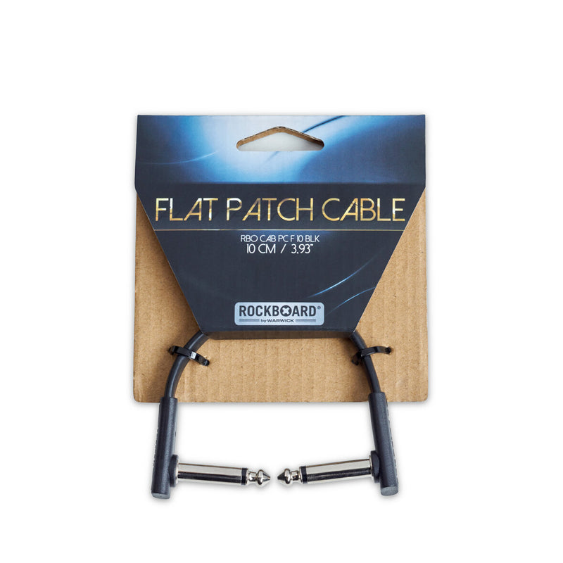 RockBoard RBO CAB PC F 10 BLK Flat Patch Cable - 10 cm / 3 15/16"