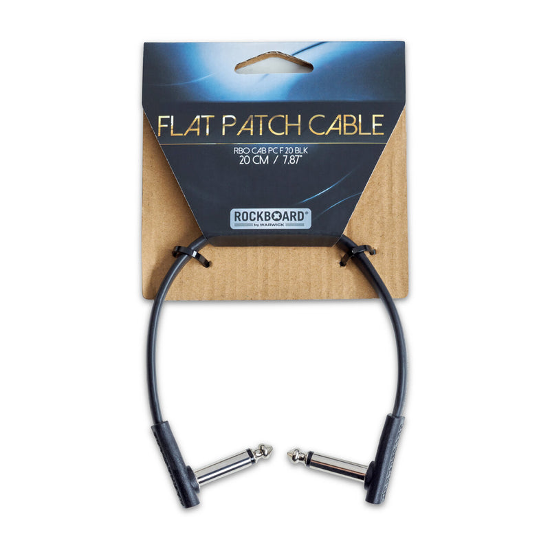 RockBoard RBO CAB PC F 20 BLK Flat Patch Cable - 20 cm / 7 7/8"