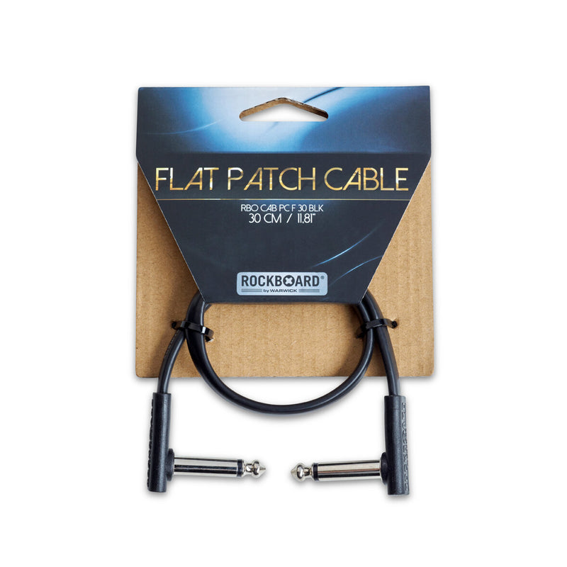 RockBoard RBO CAB PC F 30 BLK Flat Patch Cable - 30 cm / 11 13/16"