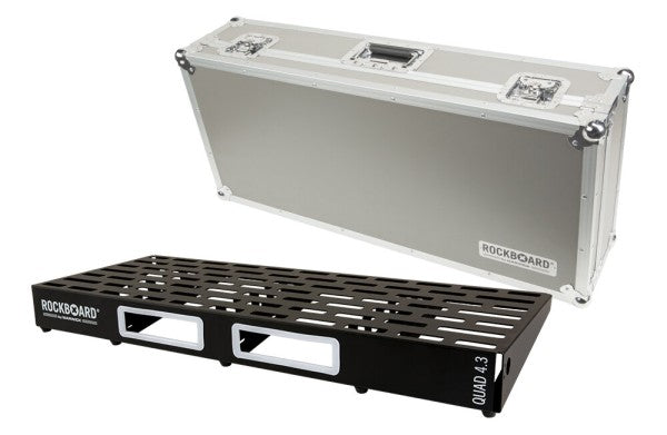 RockBoard QUAD 4.3 Pedalboard w/Flight Case