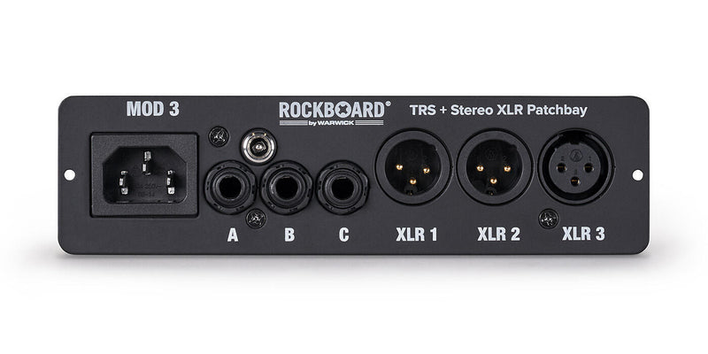 RockBoard RBO B MOD 3 V2 All-in-One TRS & XLR Patchbay for Vocalists & Acoustic Players