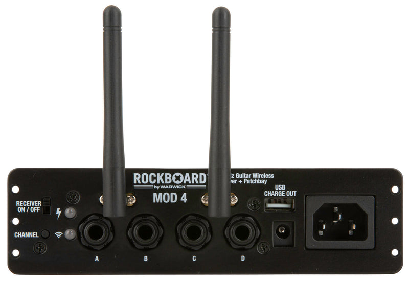 RockBoard RBO B MOD 4 2.4 GHz Guitar Wireless Receiver + TRS Patchbay