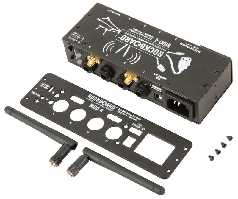 RockBoard RBO B MOD 4 2.4 GHz Guitar Wireless Receiver + TRS Patchbay