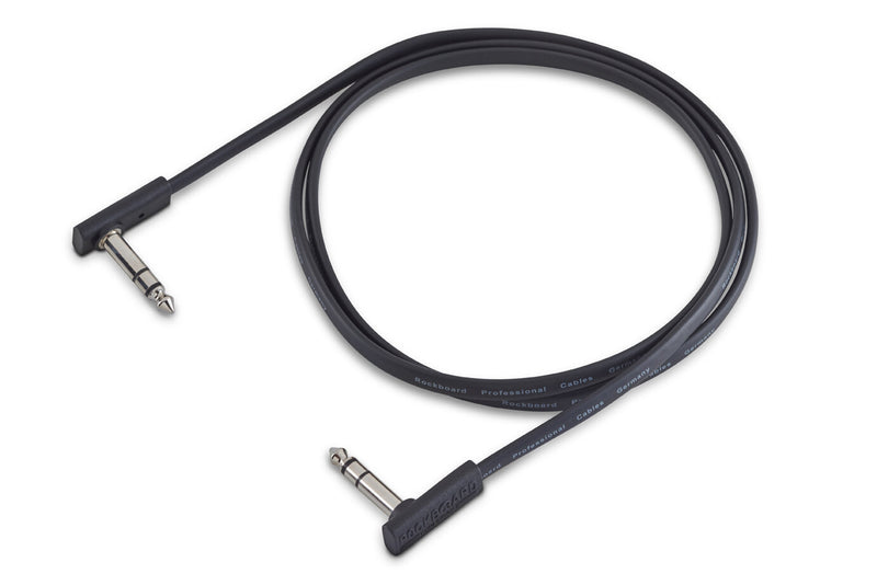 Câble TRS plat RockBoard RBO CAB F TRS 120 BK - 120 cm