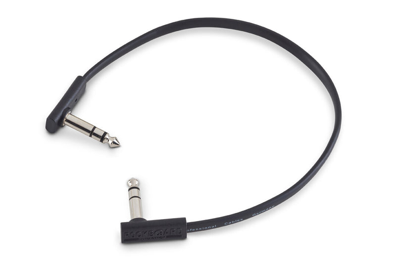 RockBoard RBO CAB F TRS 30 BK Flat TRS Cable - 30 cm