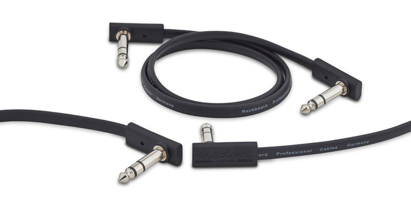 RockBoard RBO CAB F TRS 30 BK Flat TRS Cable - 30 cm